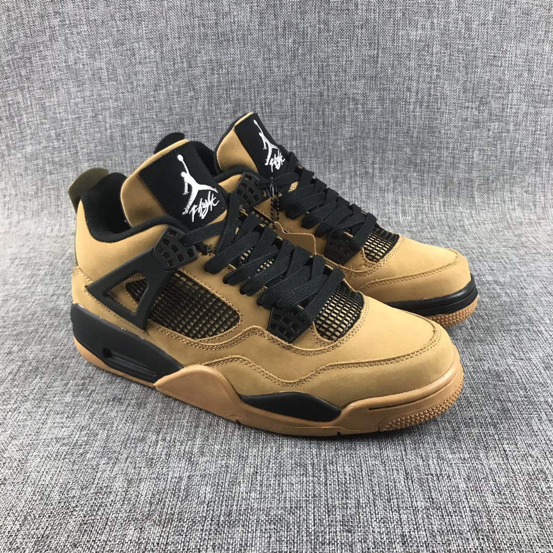 x Air Jordan 4 Brown Black Shoes